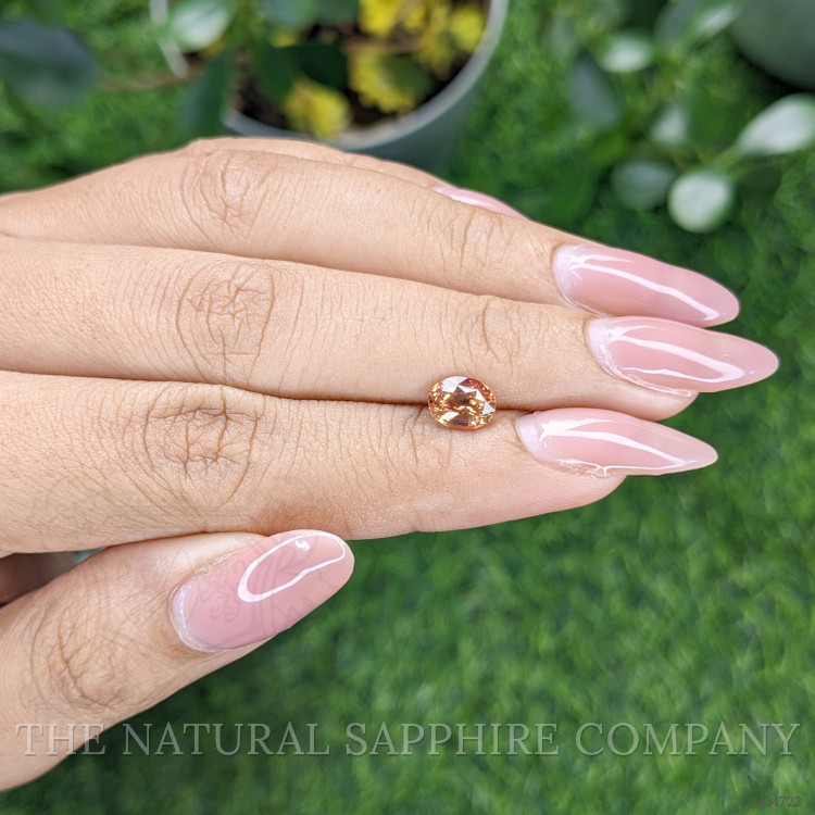 1.12 Ct. Pinkish Brown Sapphire from Africa