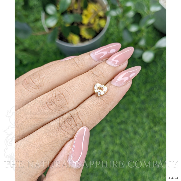 1.60 Ct. Peach Sapphire from Africa