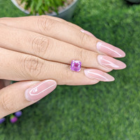 2.06 Ct. Purplish Pink Sapphire from Africa Life Style