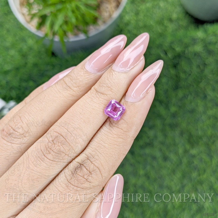 2.06 Ct. Purplish Pink Sapphire from Africa