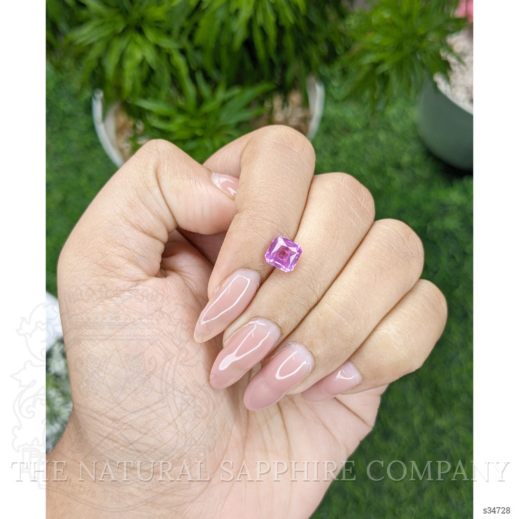 2.06 Ct. Purplish Pink Sapphire from Africa