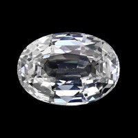 3.08 Ct. White Sapphire from Africa Video
