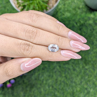 3.08 Ct. White Sapphire from Africa Life Style