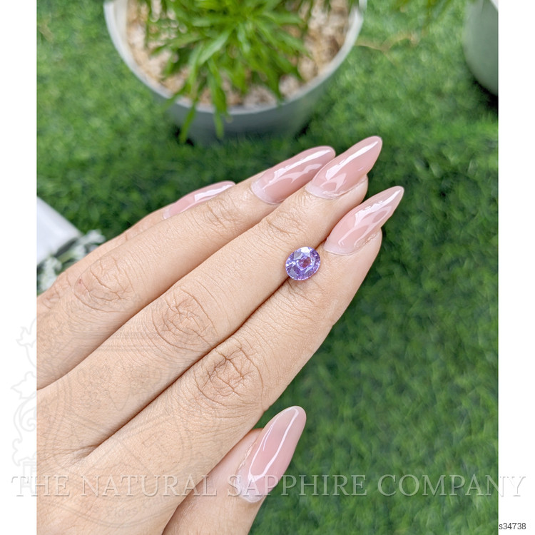 1.51 Ct. Violet Sapphire from Africa