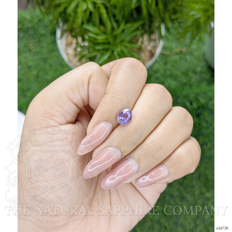 1.51 Ct. Violet Sapphire from Africa