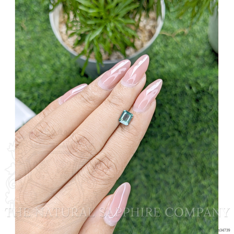 1.31 Ct. Bluish Green Sapphire from Africa