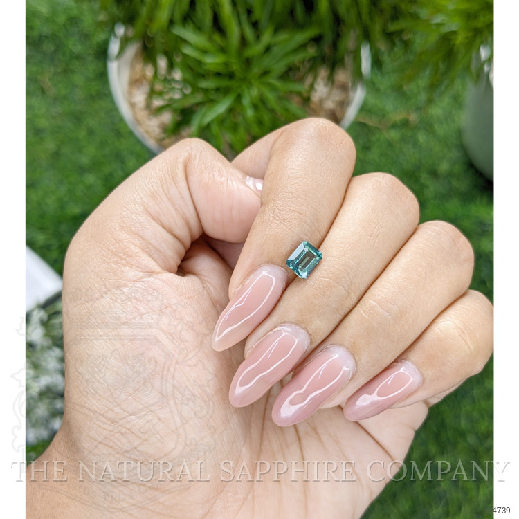 1.31 Ct. Bluish Green Sapphire from Africa