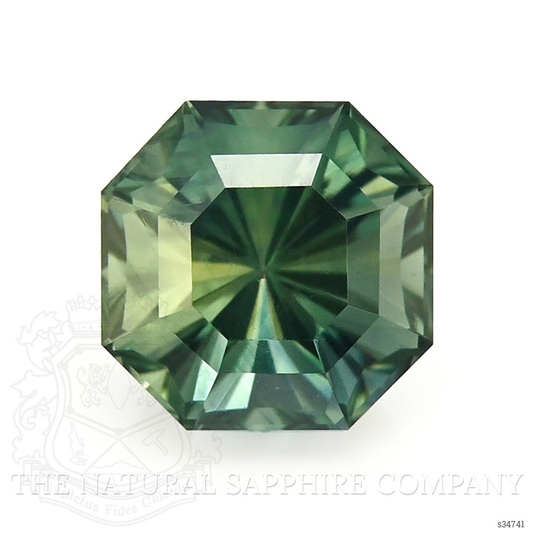 1.58 Ct. Bluish Green Sapphire from Australia