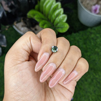 1.58 Ct. Bluish Green Sapphire from Australia Life Style