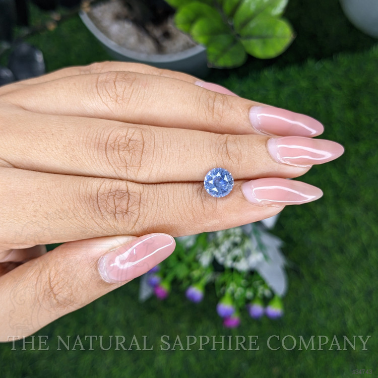 2.19 Ct. Blue Sapphire from Ceylon (Sri Lanka)