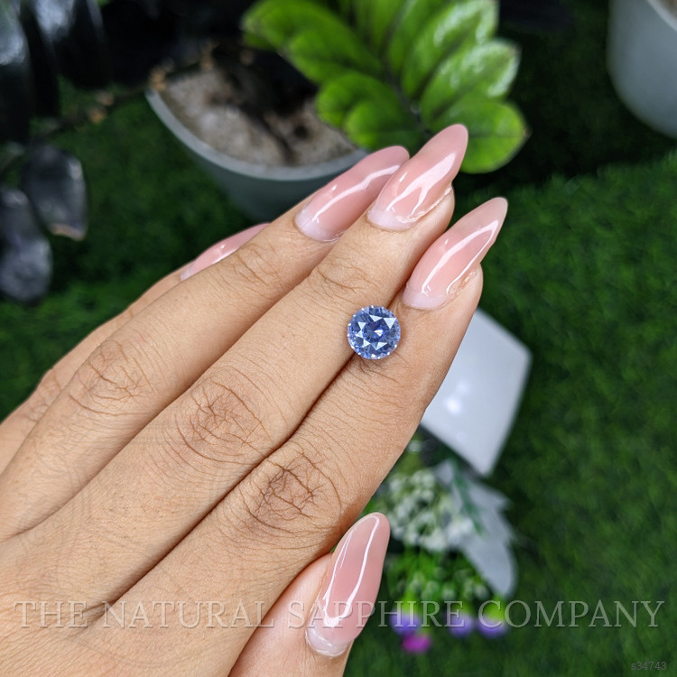 2.19 Ct. Blue Sapphire from Ceylon (Sri Lanka)