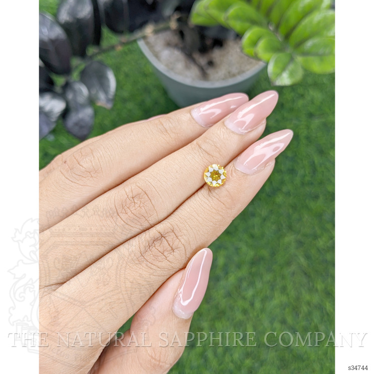 1.45 Ct. Yellow Sapphire from Ceylon (Sri Lanka)