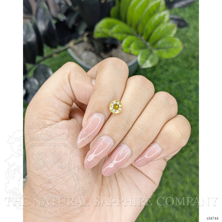 1.45 Ct. Yellow Sapphire from Ceylon (Sri Lanka)