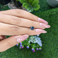 1.23 Ct. Greenish Blue Sapphire from Australia Life Style