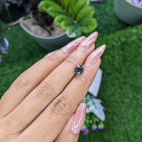 1.23 Ct. Greenish Blue Sapphire from Australia Life Style