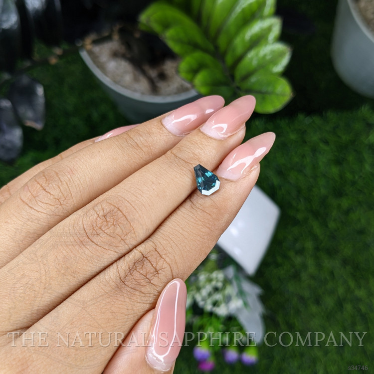 1.38 Ct. Greenish Blue Sapphire from Australia