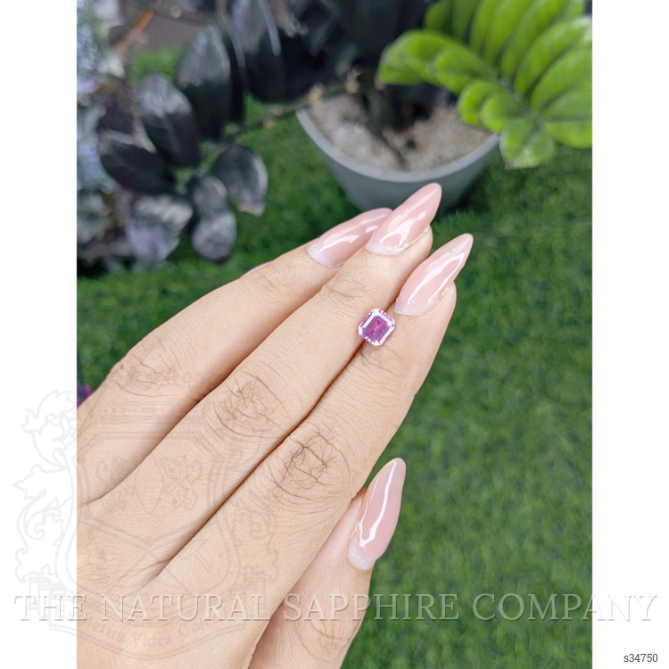 1.11 Ct. Purplish Pink Sapphire from Madagascar