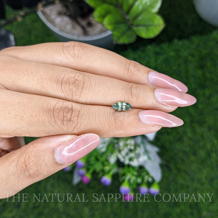 1.09 Ct. Green Sapphire from Madagascar