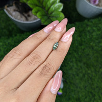 1.09 Ct. Green Sapphire from Madagascar Life Style