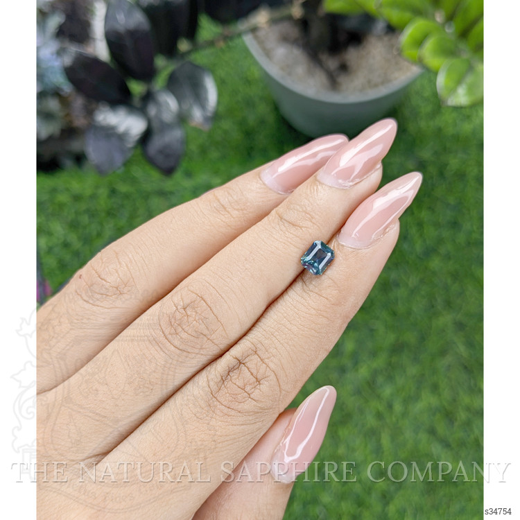 1.04 Ct. Bluish Green Sapphire from Madagascar
