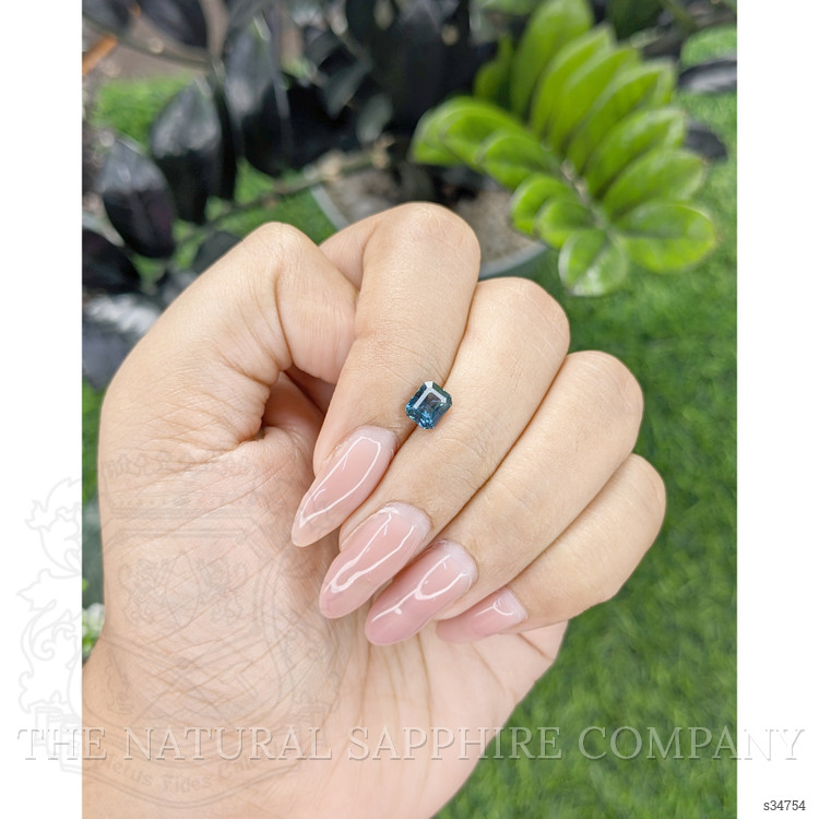 1.04 Ct. Bluish Green Sapphire from Madagascar