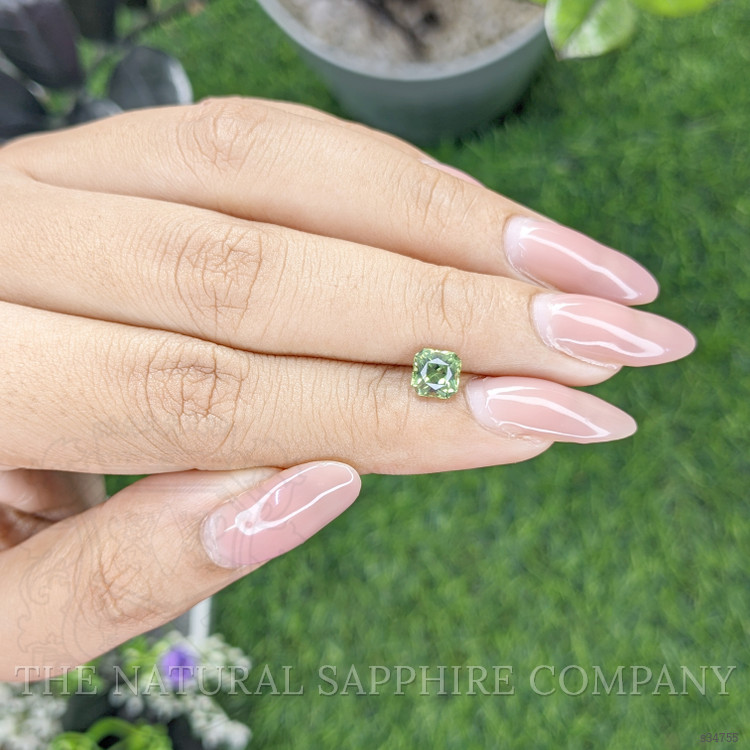 1.18 Ct. Yellowish Green Sapphire from Madagascar