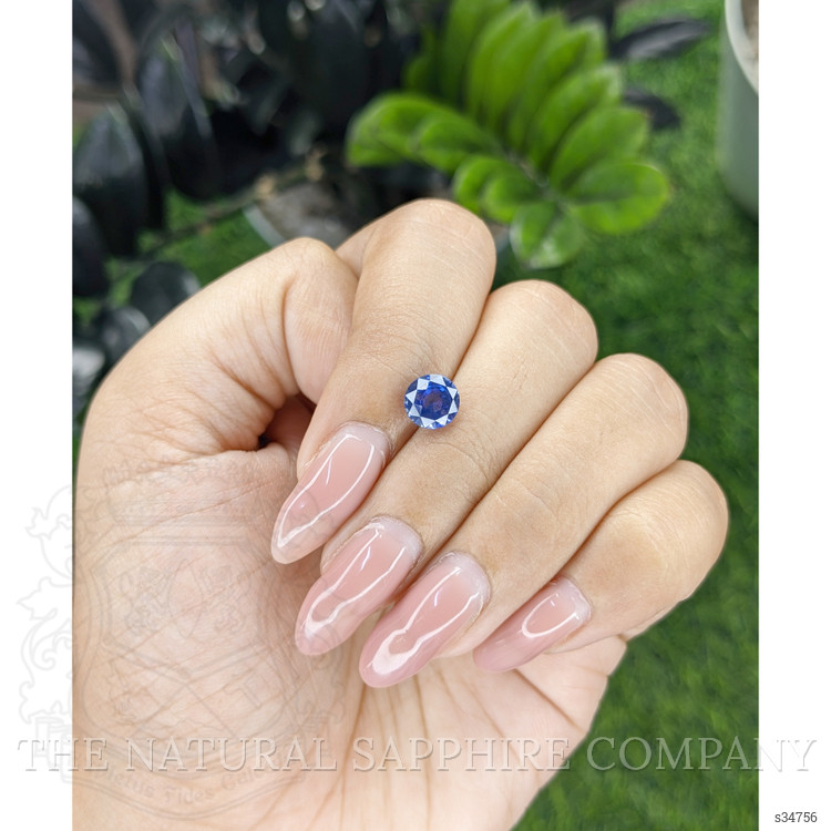 1.52 Ct. Blue Sapphire from Ceylon (Sri Lanka)