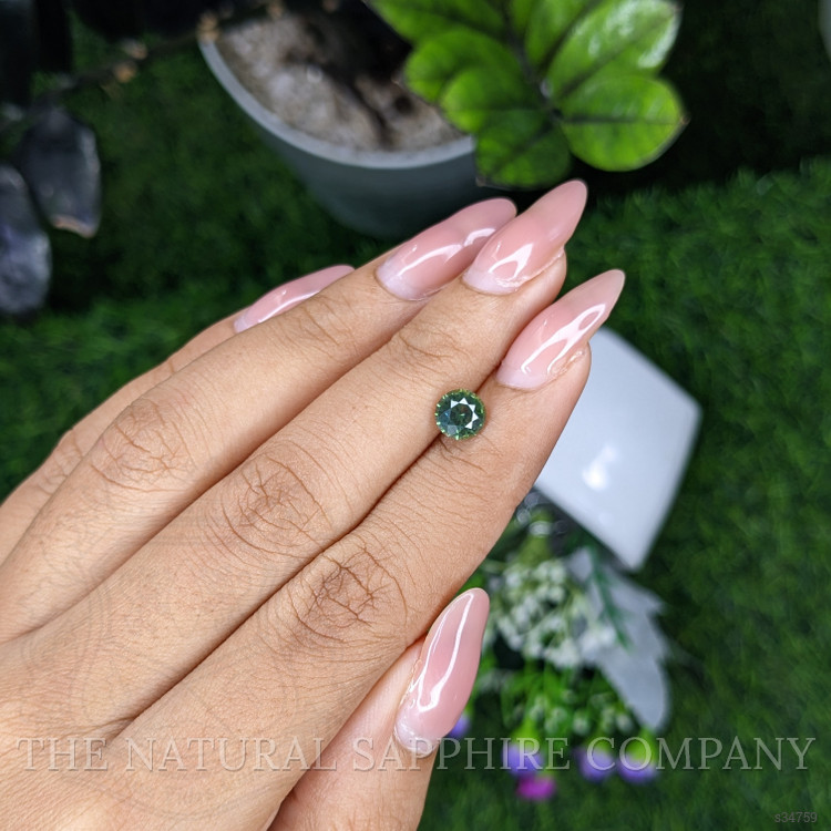 1.27 Ct. Green Sapphire from Tanzania