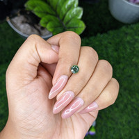 1.27 Ct. Green Sapphire from Tanzania Life Style