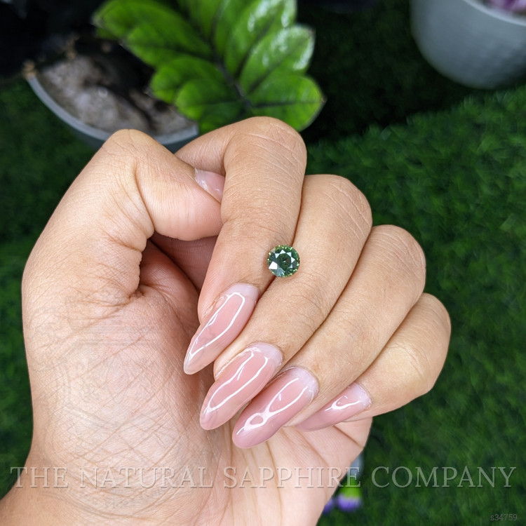 1.27 Ct. Green Sapphire from Tanzania