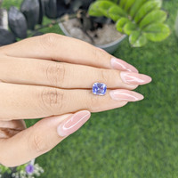 2.15 Ct. Violet Sapphire from Madagascar Life Style