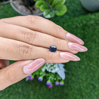 1.14 Ct. Greenish Blue Sapphire from Australia Life Style