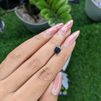 1.14 Ct. Greenish Blue Sapphire from Australia Life Style