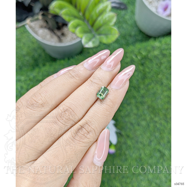 1.72 Ct. Green Sapphire from Australia