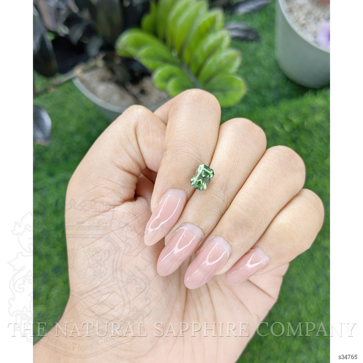 1.72 Ct. Green Sapphire from Australia