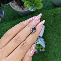 2.71 Ct. Bi Color Sapphire from Madagascar Life Style