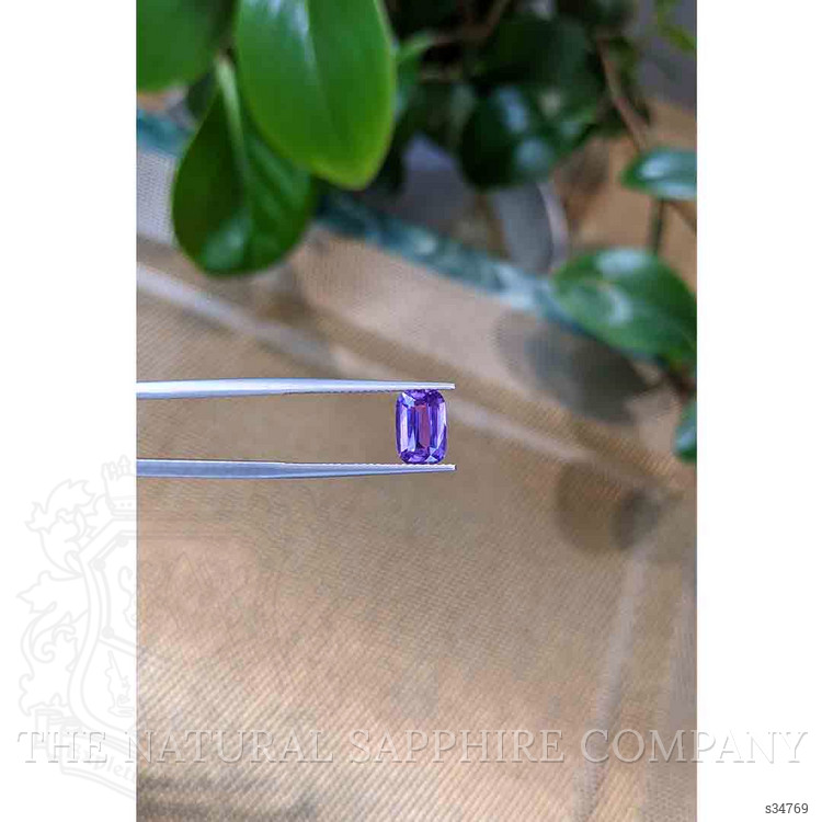 2.08 Ct. Purple Sapphire from Ceylon (Sri Lanka)
