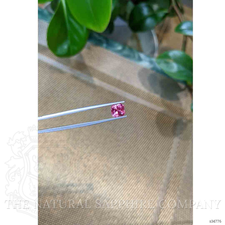 2.57 Ct. Reddish Pink Sapphire from Ceylon (Sri Lanka)