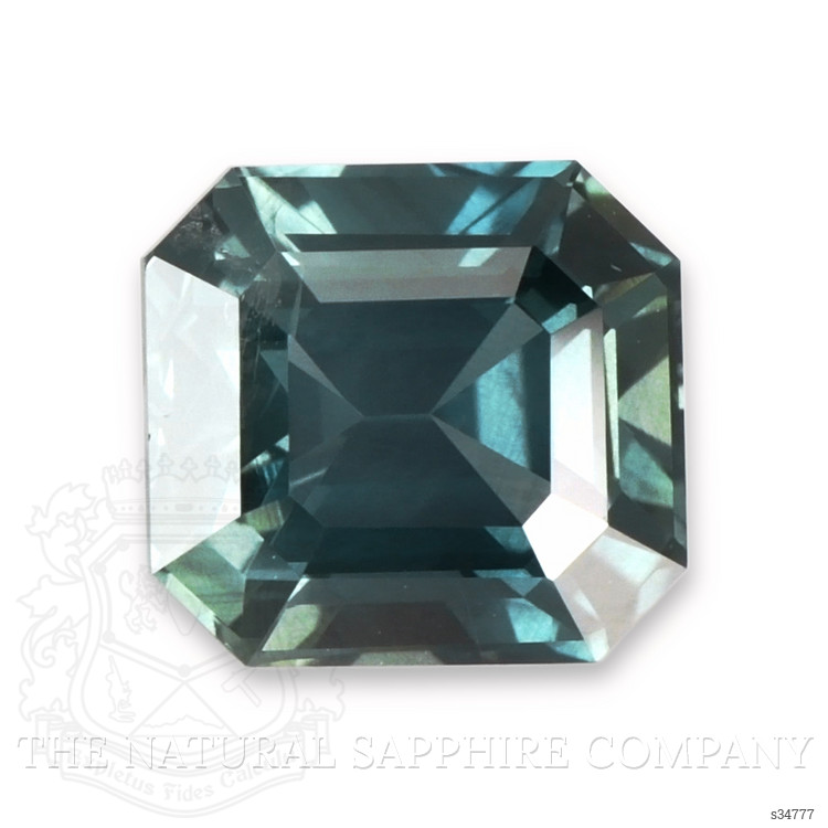 3.13 Ct. Bluish Green Sapphire from Ceylon (Sri Lanka)