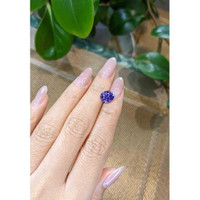 3.17 Ct. Bluish Purple Sapphire from Ceylon (Sri Lanka) Life Style