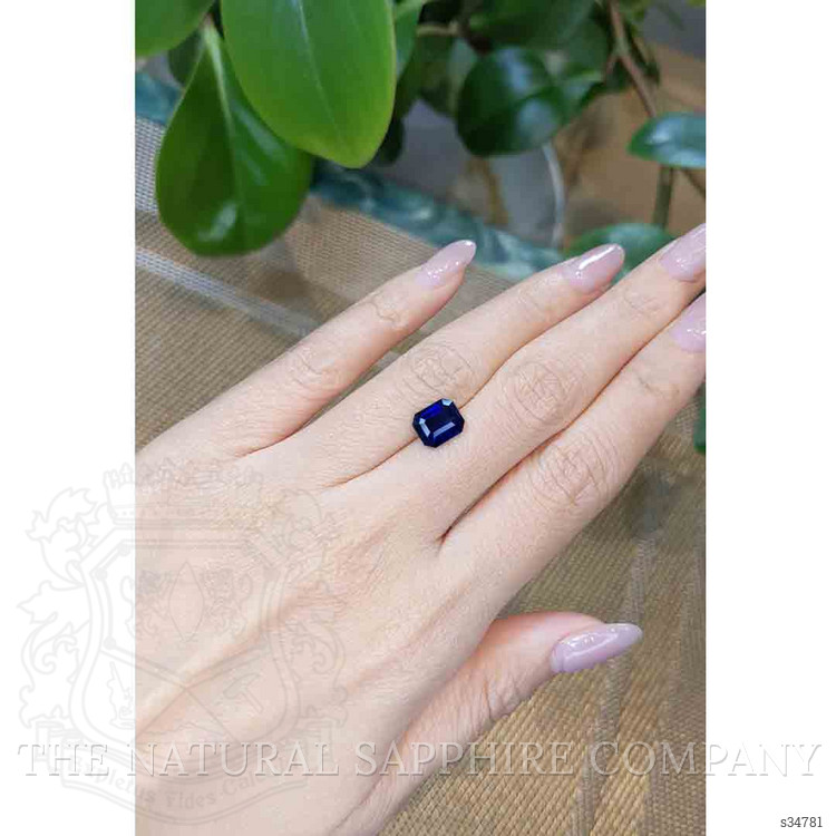 3.02 Ct. Blue Sapphire from Ceylon (Sri Lanka)