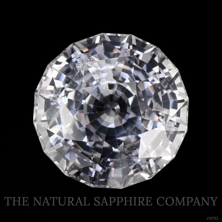 3.66 Ct. White Sapphire from Ceylon (Sri Lanka)