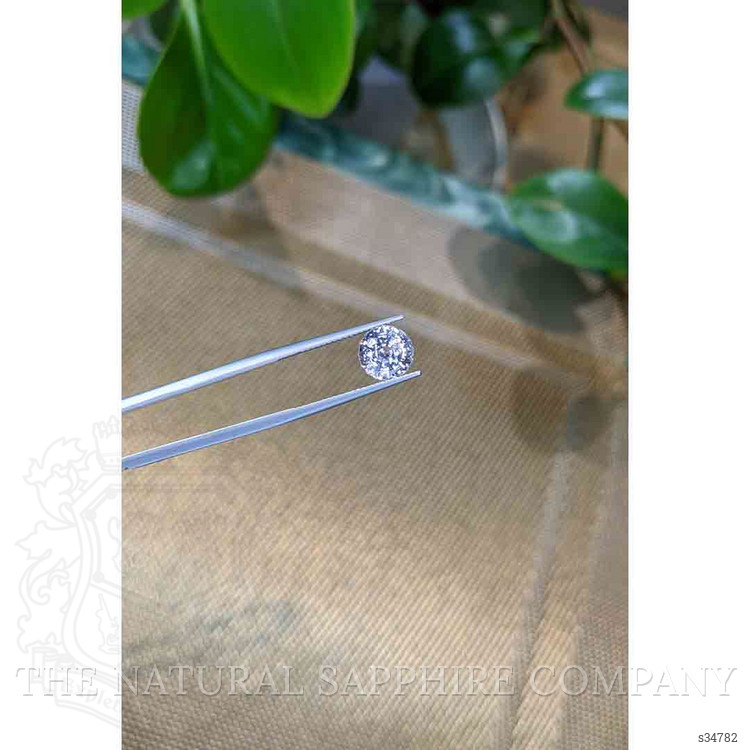 3.66 Ct. White Sapphire from Ceylon (Sri Lanka)