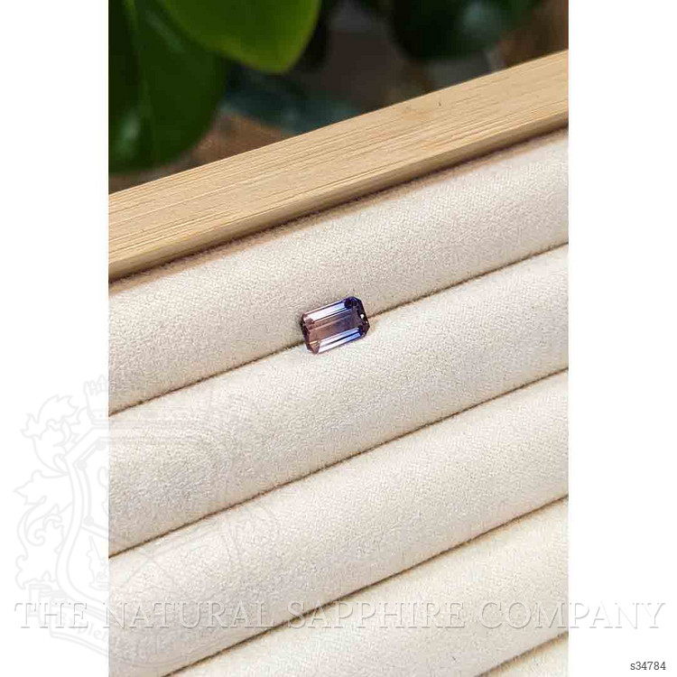 1.68 Ct. Bi Color Sapphire from Ceylon (Sri Lanka)