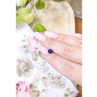 0.83 Ct. Bi Color / Parti Sapphire from Ceylon (Sri Lanka) Life Style