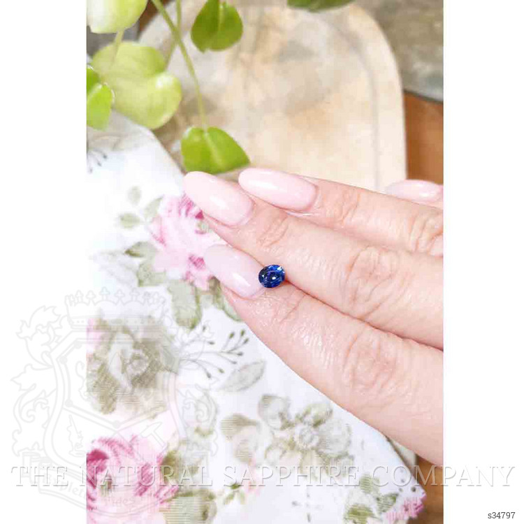 0.83 Ct. Bi Color / Parti Sapphire from Ceylon (Sri Lanka)
