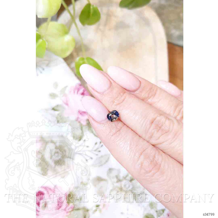 1.07 Ct. Bi Color / Parti Sapphire from Ceylon (Sri Lanka)