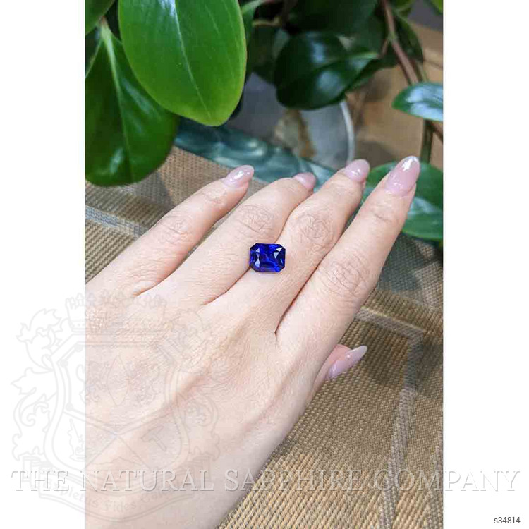 5.13 Ct. Blue Sapphire from Ceylon (Sri Lanka)