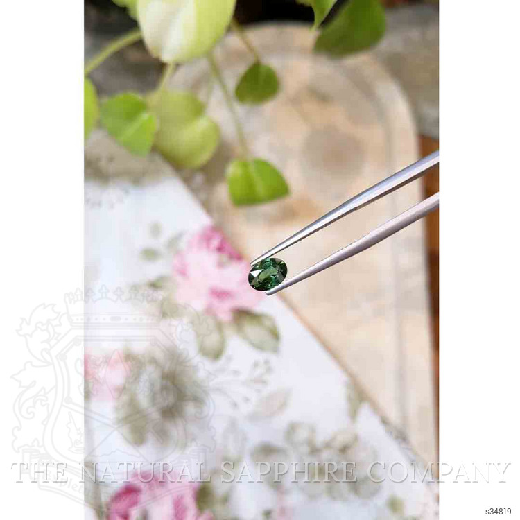 1.09 Ct. Bluish Green Sapphire from Thailand