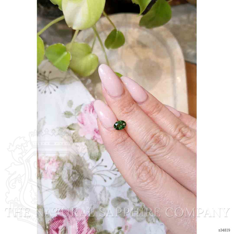 1.09 Ct. Bluish Green Sapphire from Thailand